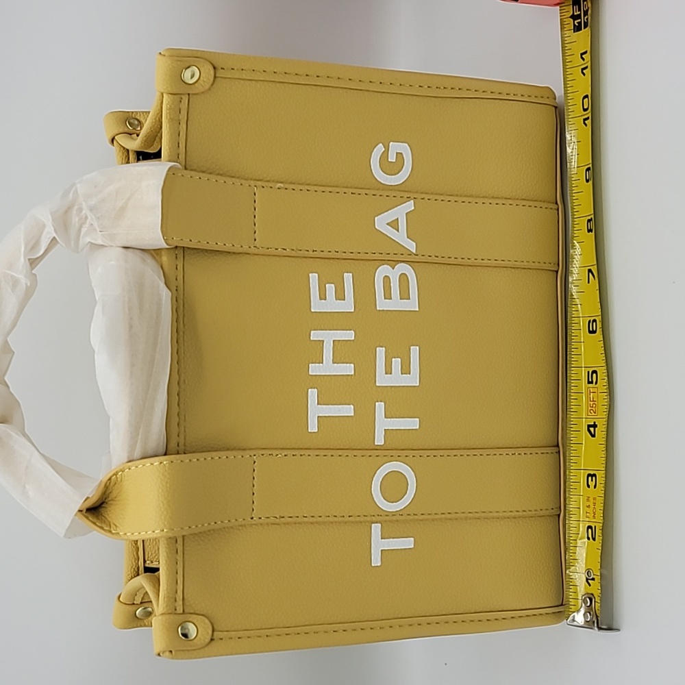 Unbranded THE TOTE BAG with crossbody strap - Yellow - Picture 8 of 11
